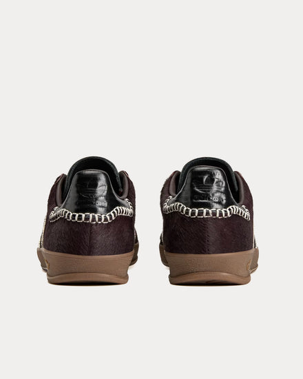 Adidas x Wales Bonner Gazelle Pony Aurora Coffee / Wonder White / Core Black Low Top Sneakers - 4