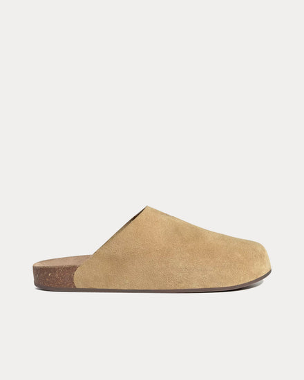 Adidas Adimule Golden Beige / Golden Beige / Gum Slides - 1