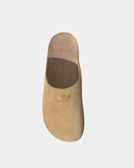 Adidas Adimule Golden Beige / Golden Beige / Gum Slides - 2