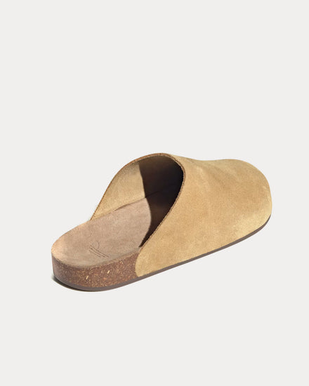Adidas Adimule Golden Beige / Golden Beige / Gum Slides - 4