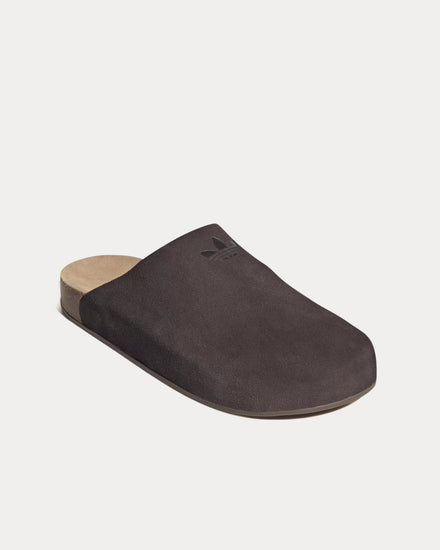 Adidas Adimule Dark Brown / Dark Brown / Gum Slides - 3