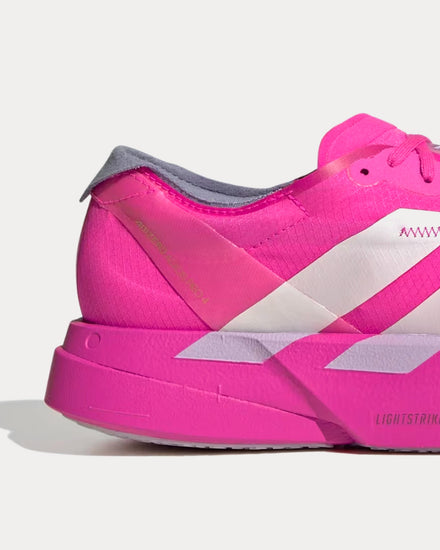 Adidas Adizero Adios Pro 4 Shock Pink / Zero Metalic / Aurora Plum Running Shoes - 2
