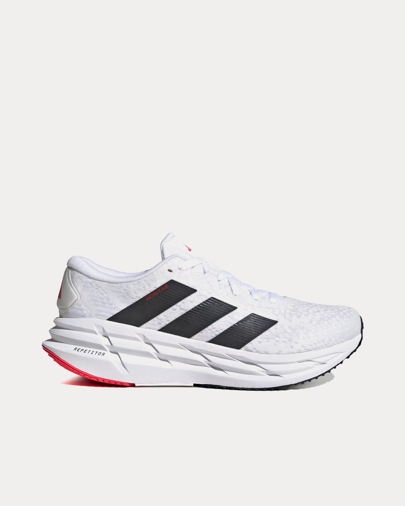 Adidas Adistar 4 Cloud White / Carbon / Pure Ruby Running Shoes - 1