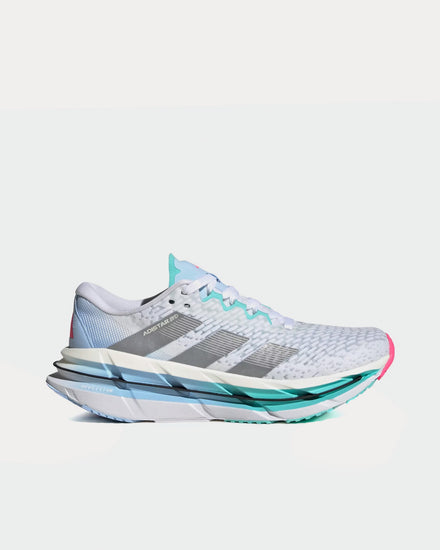 Adidas Adistar Byd Cloud White / Silver Metallic / Flash Aqua Running Shoes - 1