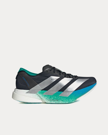 Adidas Adizero Adios Pro 4 Core Black / Matte Silver / Glory Green Running Shoes - 1