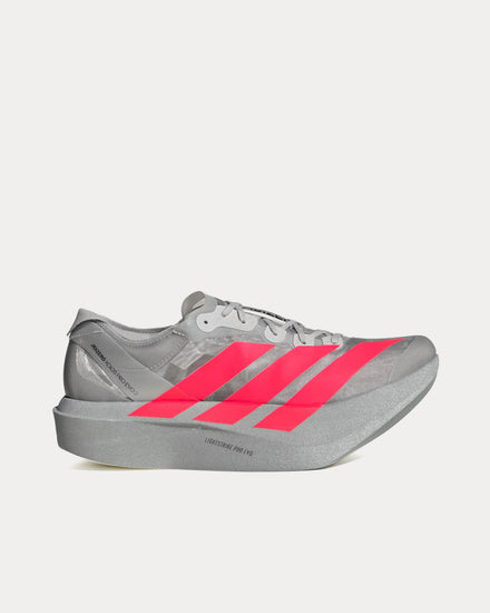 Adidas Unisex Adizero Adios Pro Evo 2 Silver Metallic / Lucid Red / Grey  Two Running Shoes