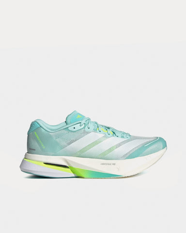 Adidas Adistar Boston 13 Semi Flash Aqua / Zero Metalic / Lucid Lemon Running Shoes