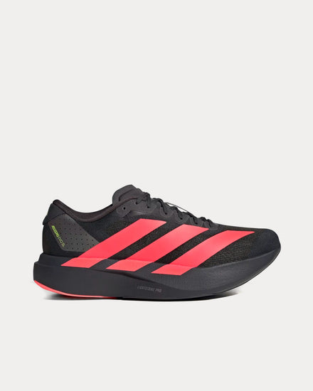 Adidas Women's Adizero EVO SL Carbon / Lucid Red / Solar Slime Running Shoes Adidas Women's Adizero EVO SL Carbon / Lucid Red / Solar Slime Running Shoes