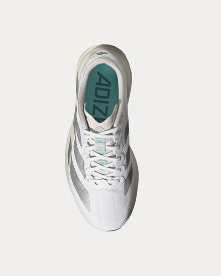 Adidas Adizero EVO SL Woven Cloud White / Cloud White / Clear Aqua Running Shoes - 2
