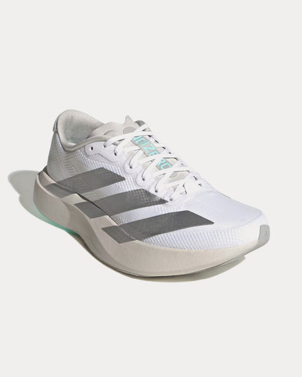 Adidas Adizero EVO SL Woven Cloud White / Cloud White / Clear Aqua Running Shoes - 3