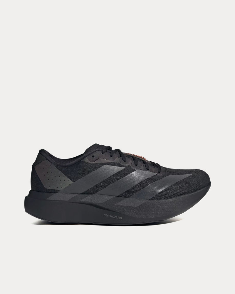Adidas Adizero EVO SL Core Black / Grey Four / Impact Orange Running Shoes - 1