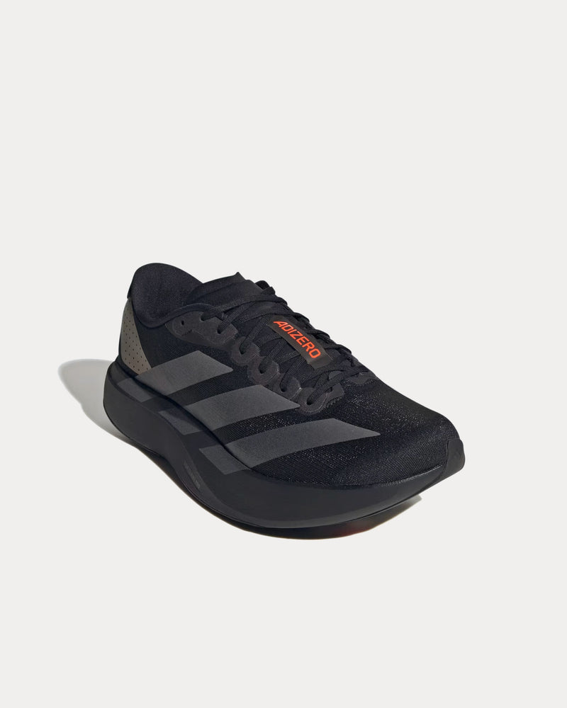 Adidas Adizero EVO SL Core Black / Grey Four / Impact Orange Running Shoes - 3