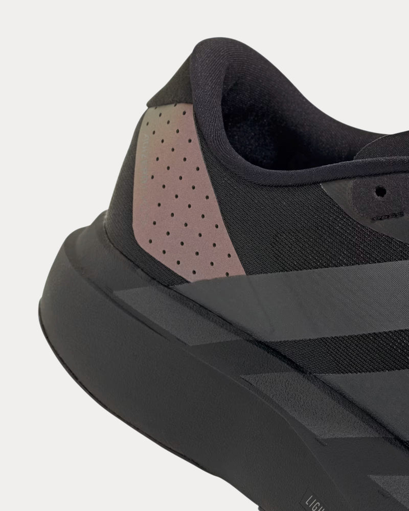 Adidas Adizero EVO SL Core Black / Grey Four / Impact Orange Running Shoes - 5