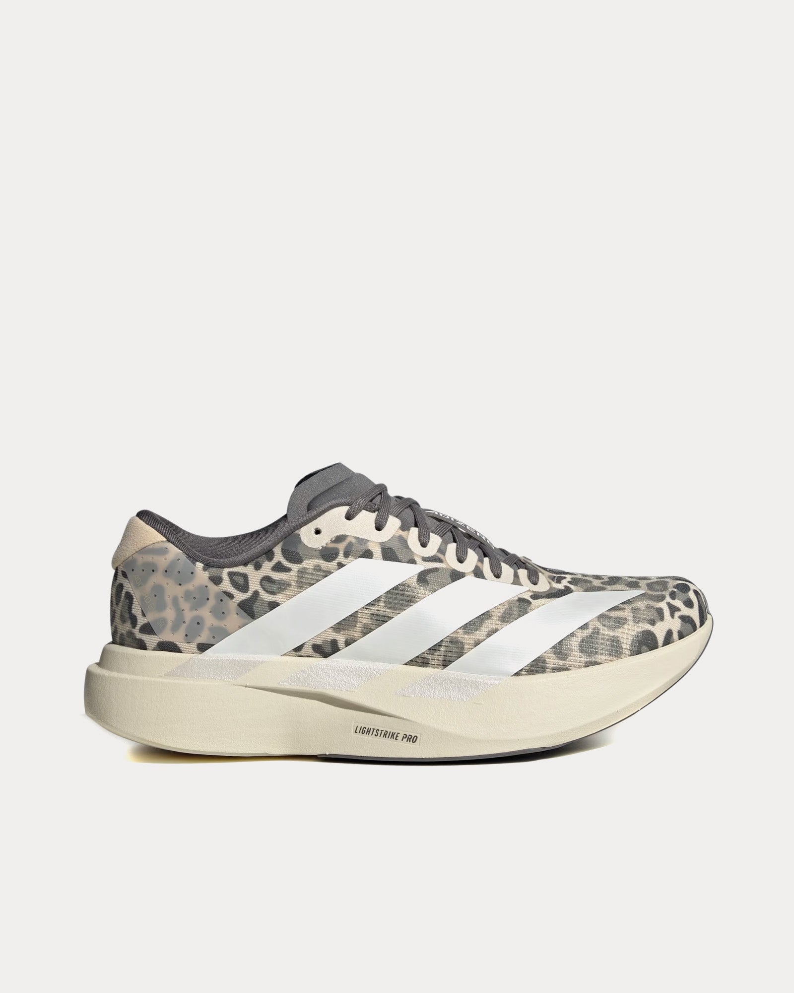 Adidas Women's Adizero EVO SL Crystal Linen / Zero Metalic / Grey Four Running  Shoes