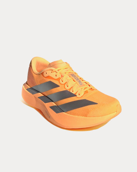 Adidas Adizero EVO SL Flash Orange / Magic Grey Met / Iron Metallic Running Shoes - 3