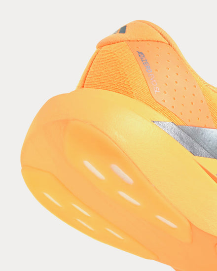 Adidas Adizero EVO SL Flash Orange / Magic Grey Met / Iron Metallic Running Shoes - 5