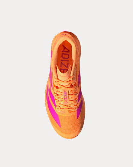 Adidas Adizero EVO SL Flash Orange / Shock Pink / Iron Metallic Running Shoes - 2