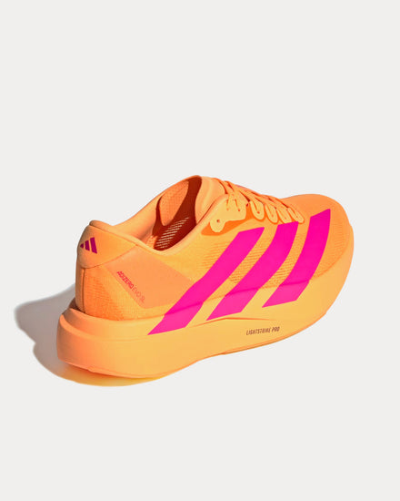 Adidas Adizero EVO SL Flash Orange / Shock Pink / Iron Metallic Running Shoes - 4
