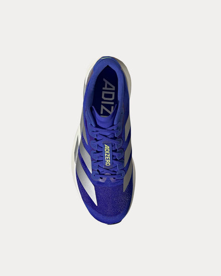 Adidas Adizero EVO SL Lucid Blue / Silver Metallic / Lucid Lemon Running Shoes - 2
