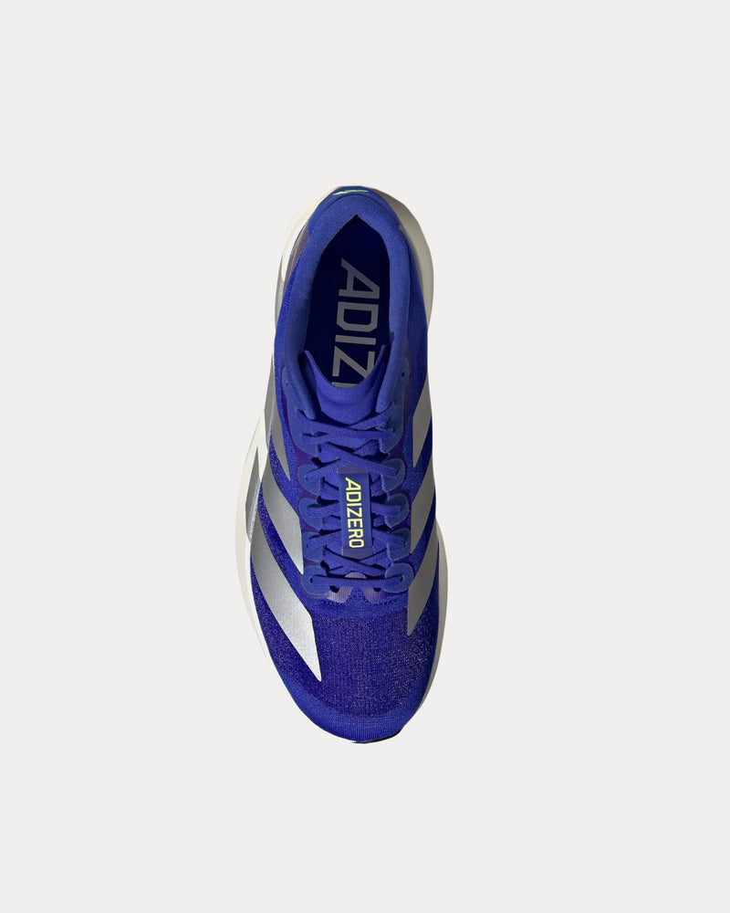 Adidas Adizero EVO SL Lucid Blue / Silver Metallic / Lucid Lemon Running Shoes - 2