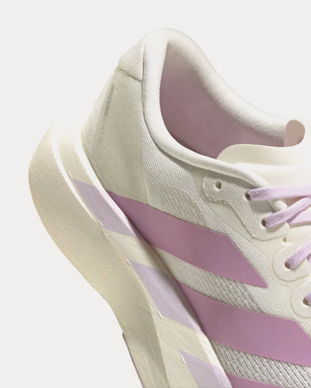 Adidas Adizero EVO SL Off White / Bliss Lilac / Ice Lavender Running Shoes - 5