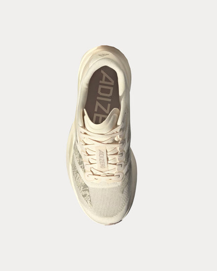 Adidas Women's Adizero EVO SL Wonder White / Crystal Linen / Wonder Taupe Running Shoes Adidas Women's Adizero EVO SL Wonder White / Crystal Linen / Wonder Taupe Running Shoes