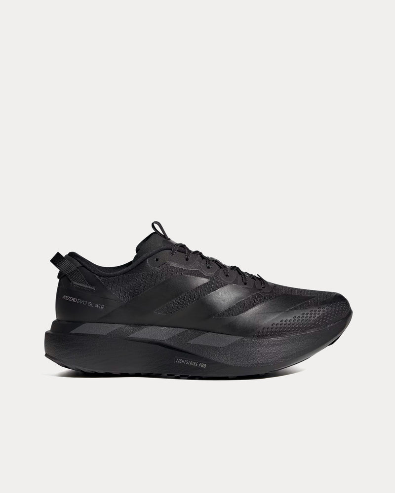 Adidas Men's Adizero EVO SL ATR Core Black / Night Grey / Iron Metallic Running  Shoes