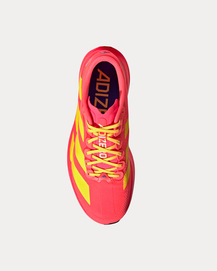 Adidas Adizero EVO SL Lucid Red / Bold Gold / Semi Lucid Blue Running Shoes - 2