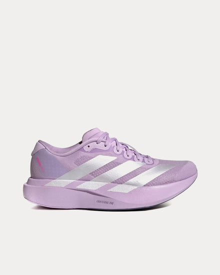 Adidas Adizero EVO SL Powder Plum / Zero Metalic / Shock Pink Running Shoes - 1