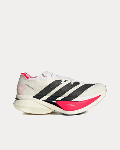 Adidas Adizero Prime X3 Strung Cloud White / Core Black / Lucid Red Running Shoes