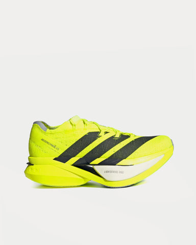 Adidas Adizero Prime X3 Strung Lucid Lemon / Core Black / Halo Silver Running Shoes