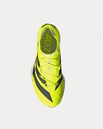 Adidas Adizero Prime X3 Strung Lucid Lemon / Core Black / Halo Silver Running Shoes - 2