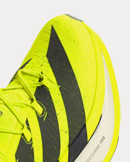 Adidas Adizero Prime X3 Strung Lucid Lemon / Core Black / Halo Silver Running Shoes - 5