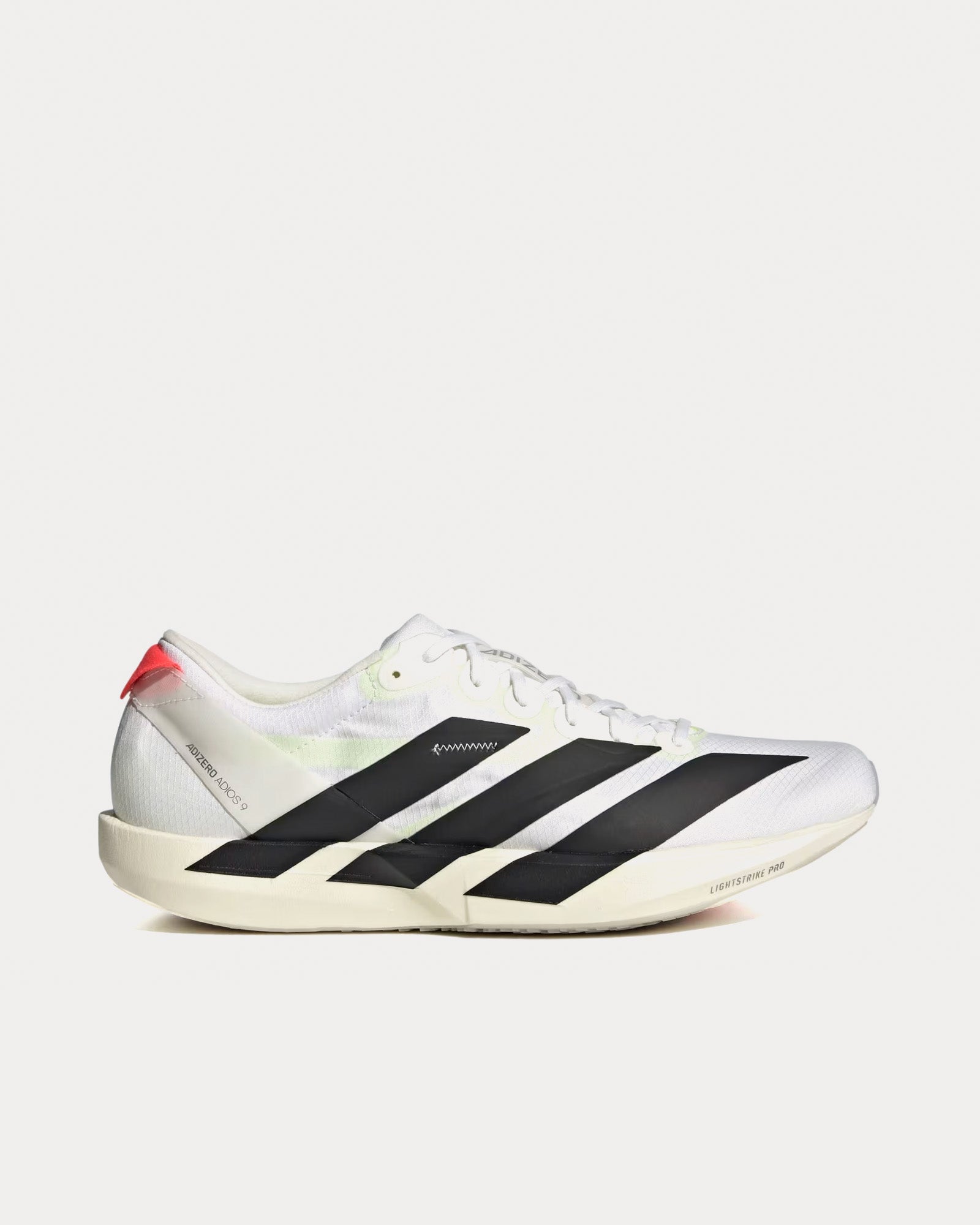 Adidas Unisex Adizero Adios 9 Cloud White / Core Black / Silver Metallic  Running Shoes