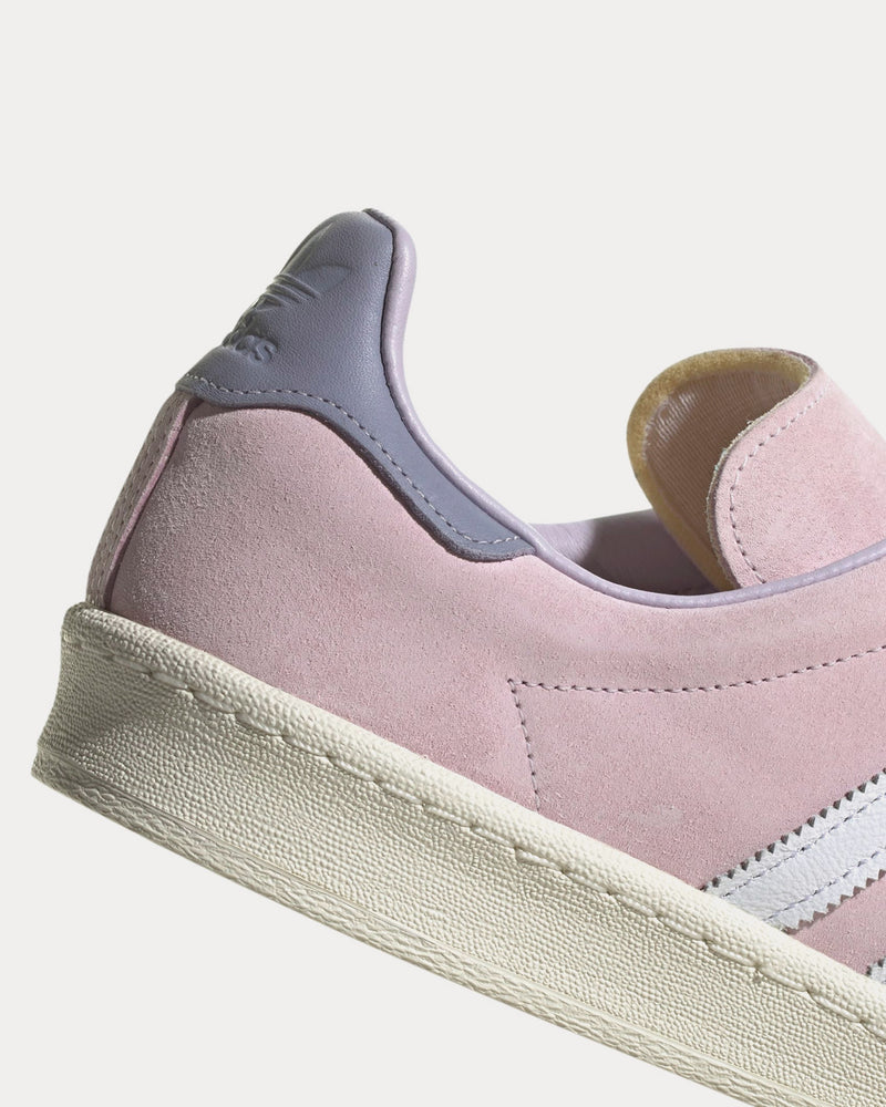 Adidas Men's Campus 80 Almost Pink / Cloud White / Off White Low Top  Sneakers