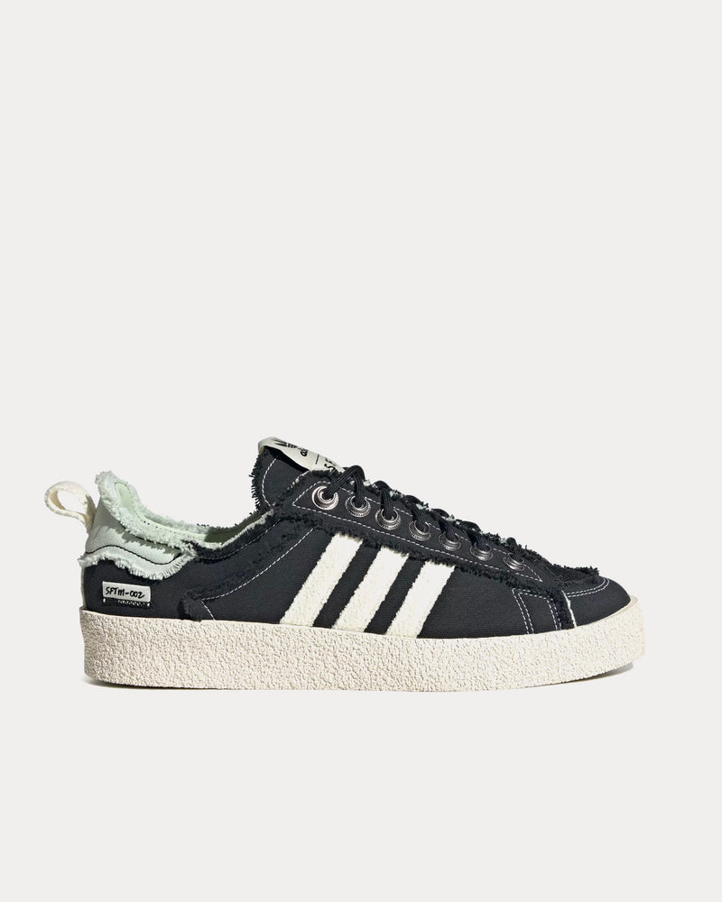 Adidas x Song for the Mute Unisex Campus 80s Core Black / Cream White / Linen Green Low Top Sneakers Adidas x Song for the Mute Unisex Campus 80s Core Black / Cream White / Linen Green Low Top Sneakers