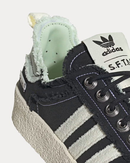 Adidas x Song for the Mute Unisex Campus 80s Core Black / Cream White / Linen Green Low Top Sneakers Adidas x Song for the Mute Unisex Campus 80s Core Black / Cream White / Linen Green Low Top Sneakers