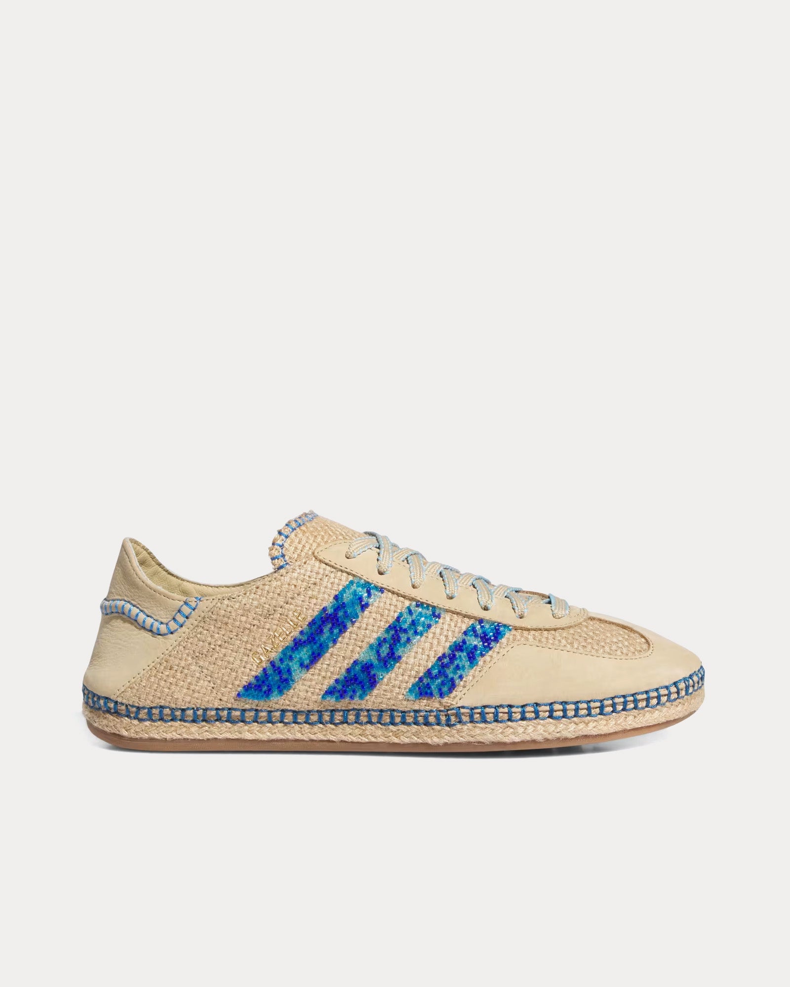Adidas x CLOT Unisex Gazelle Linen Khaki Light Blue Blue Bird - Main Image