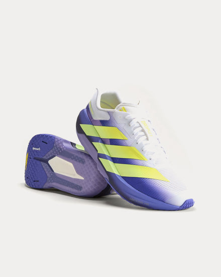 Adidas Adizero Dropset Pro Blue / Solar Lemon / Solar Purple Training Shoes - 3