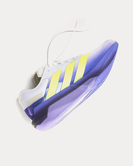 Adidas Adizero Dropset Pro Blue / Solar Lemon / Solar Purple Training Shoes - 4