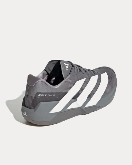 Adidas Adizero Dropset Pro Grey Four / Cloud White / Iron Metallic Training Shoes - 4
