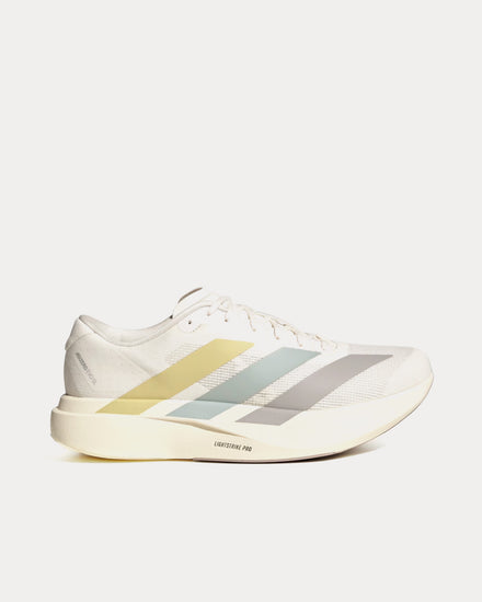 Adidas Men's Adizero EVO SL Cloud White / Carbon / Wonder Sage Running Shoes Adidas Men's Adizero EVO SL Cloud White / Carbon / Wonder Sage Running Shoes