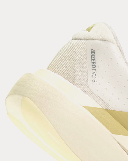 Adidas Adizero EVO SL Cloud White / Carbon / Wonder Sage Running Shoes - 2
