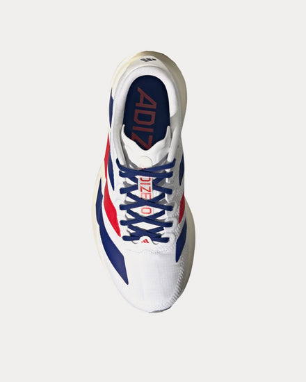 Adidas Adizero EVO SL Woven Cloud White / Mystery Ink / Pure Ruby Running Shoes - 2
