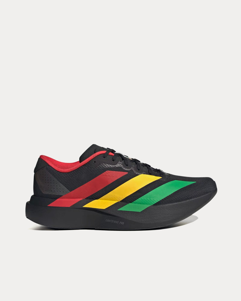 Adidas Men's Adizero EVO SL 'Bob Marley' Core Black / Vivid Green / Bold Gold Running Shoes Adidas Men's Adizero EVO SL 'Bob Marley' Core Black / Vivid Green / Bold Gold Running Shoes