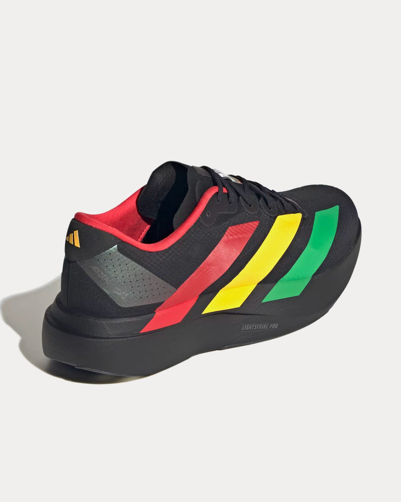 Adidas Men's Adizero EVO SL 'Bob Marley' Core Black / Vivid Green / Bold Gold Running Shoes Adidas Men's Adizero EVO SL 'Bob Marley' Core Black / Vivid Green / Bold Gold Running Shoes