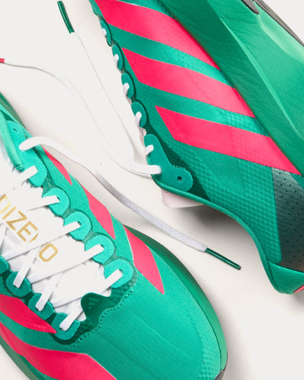 Adidas Adizero EVO SL Court Green / Lucid Red / Cloud White Running Shoes - 2