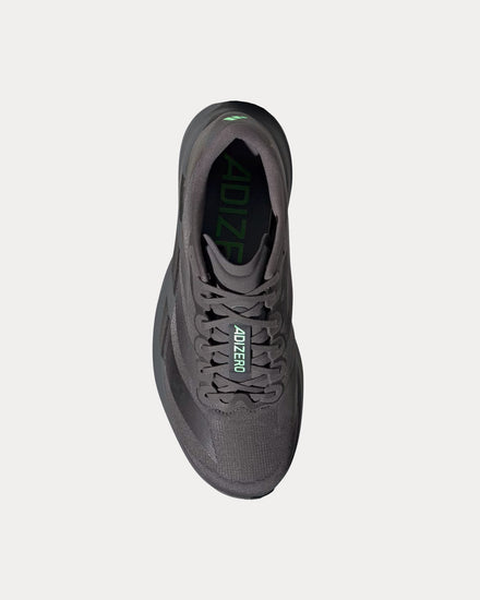 Adidas Adizero EVO SL Grey Five / Core Black / Lime Burst Running Shoes - 2