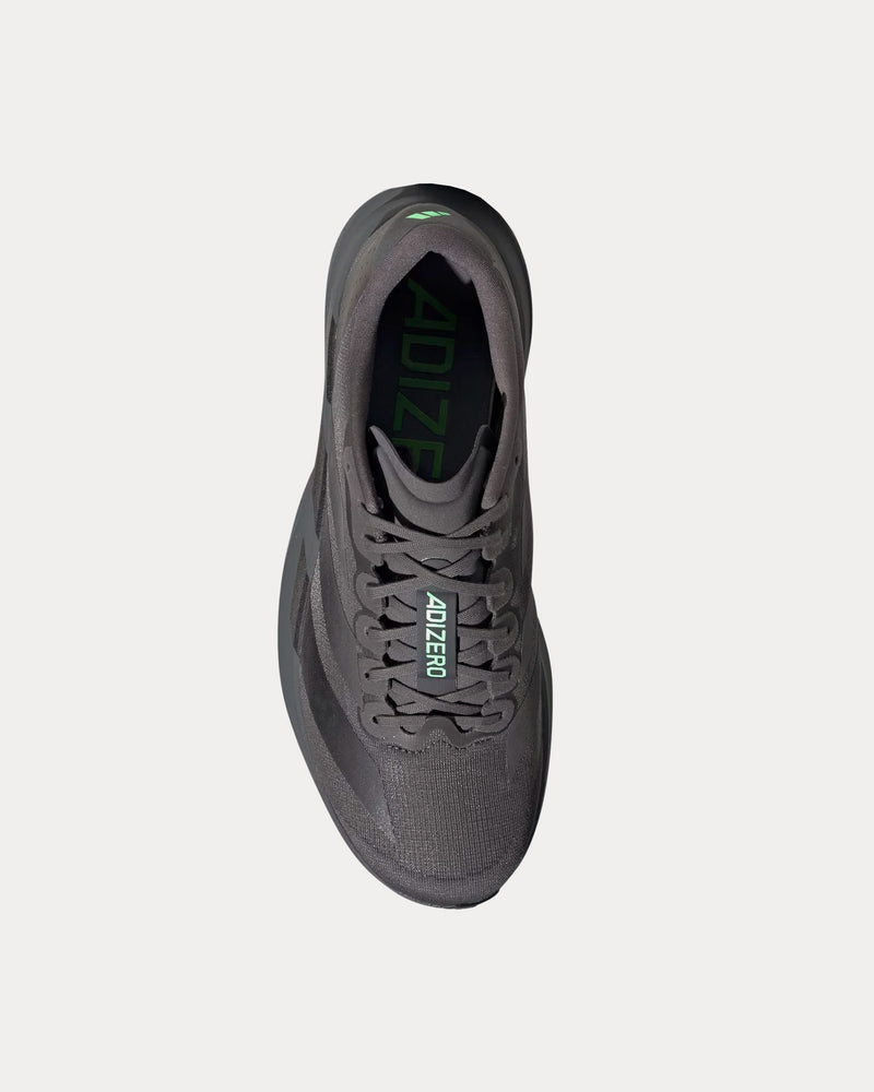 Adidas Adizero EVO SL Grey Five / Core Black / Lime Burst Running Shoes - 2