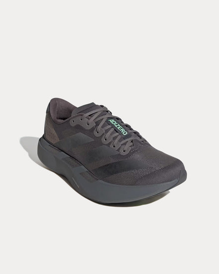 Adidas Adizero EVO SL Grey Five / Core Black / Lime Burst Running Shoes - 3